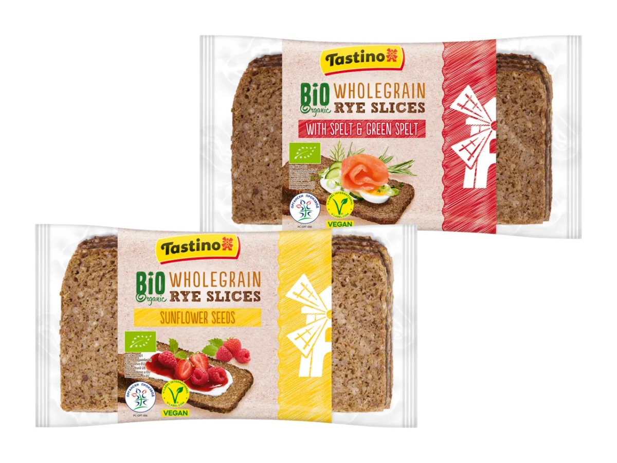 Tastino Bio ržen kruh 500 g - Akcija v trgovini Lidl