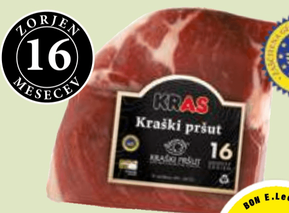 Kraški pršut Premium Kras - Akcija v trgovini E.Leclerc