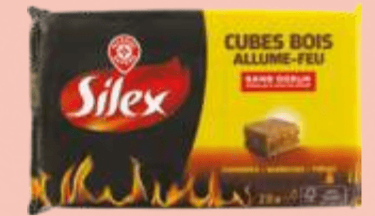 Leseni briketi za prižiganje ognja Silex 28/1 - Akcija v trgovini E.Leclerc