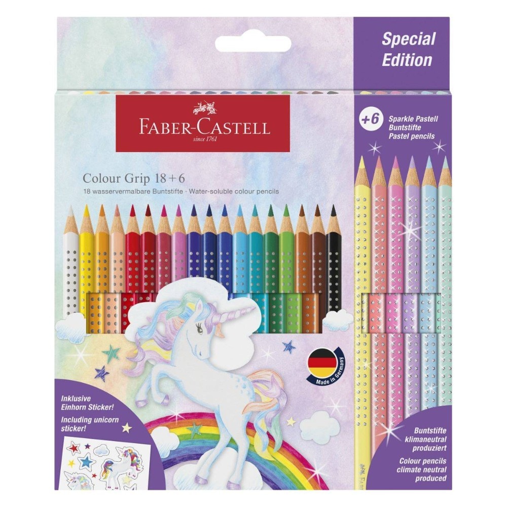 Faber Castell barvice z oprijemom 18 kosov + 6 kosov Akcija v trgovini Regal Shop