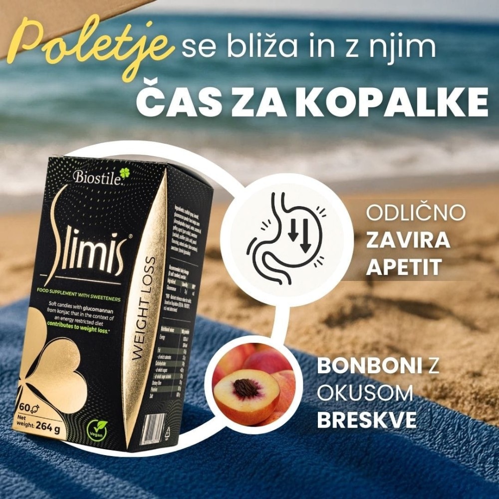 Biostile Slimis 60 bonbonov Akcija v trgovini E.Leclerc