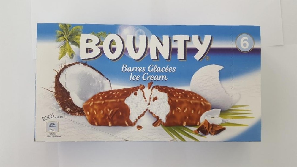Sladoled Ice Bounty, 6 x 50,1 ml • Twix, 6 x 43,1 ml • Snickers, 6 x 50,3 ml • Ice, 6 x 49,5 ml - Akcija v trgovini Tuš