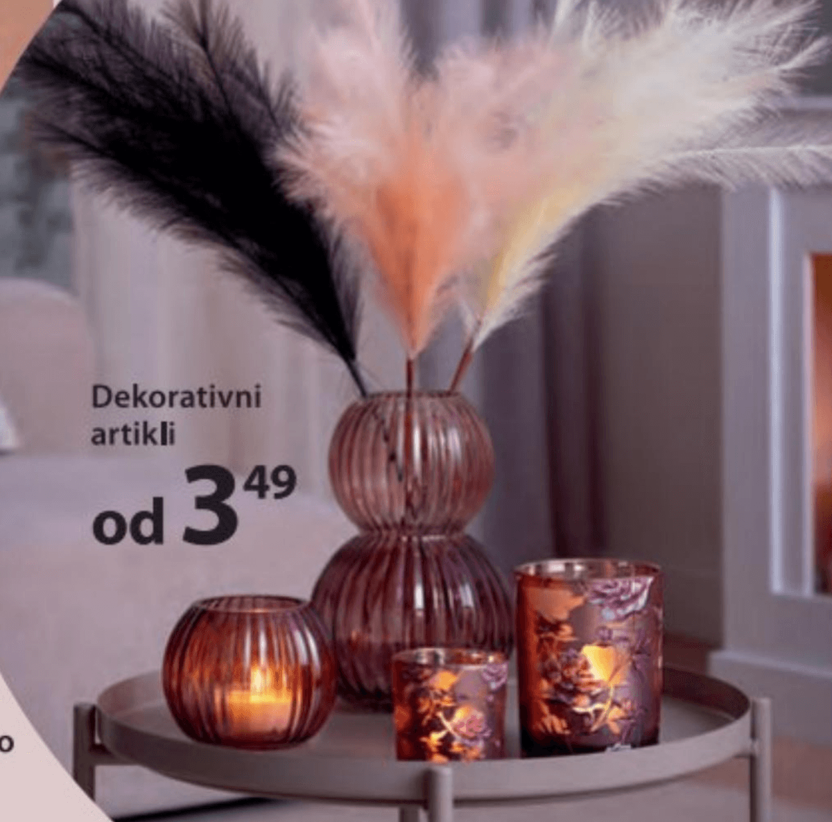 Dekorativni artikli - Akcija v trgovini NKD