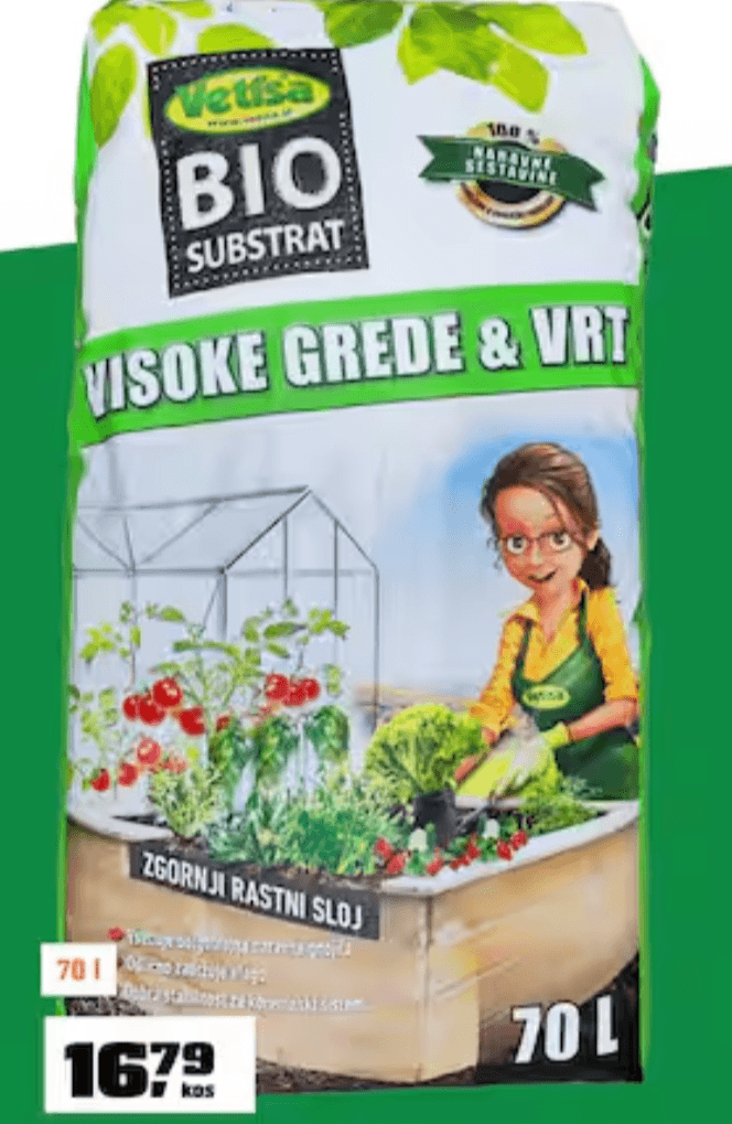 Zemlja za visoke grede in vrt 70 L Vetisa - Akcija v trgovini Obi