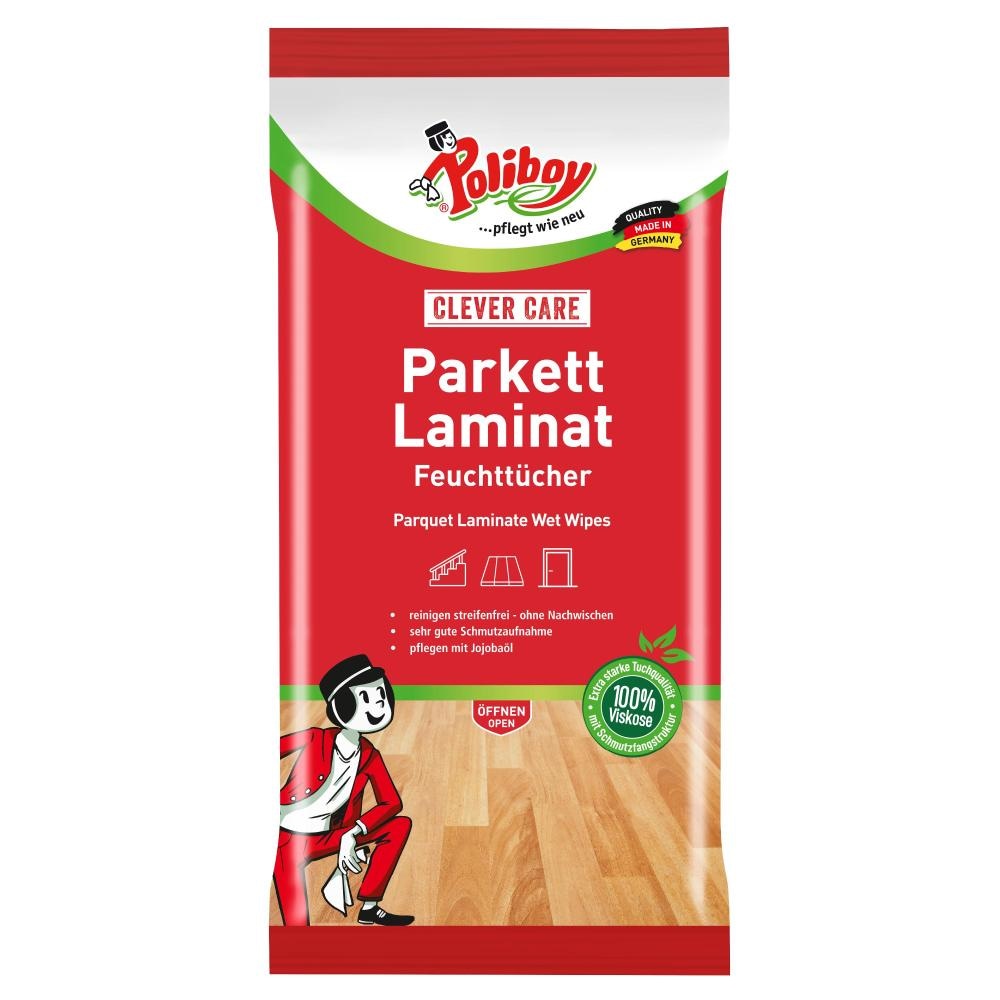 Poliboy vlažne krpe za parket ali laminat 15 kos - Akcija v trgovini Mueller