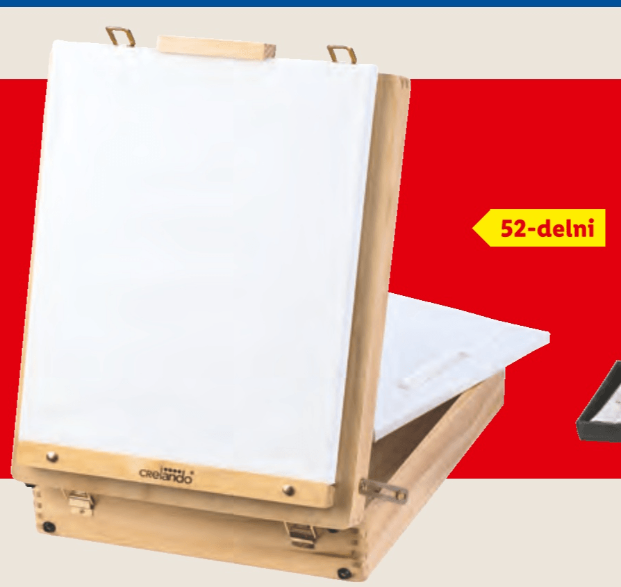 Crelado Kovček z namiznim slikarskim stojalom - Akcija v trgovini Lidl