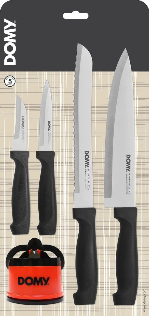 Domy Set nožev in brusilec - Akcija v trgovini E.Leclerc