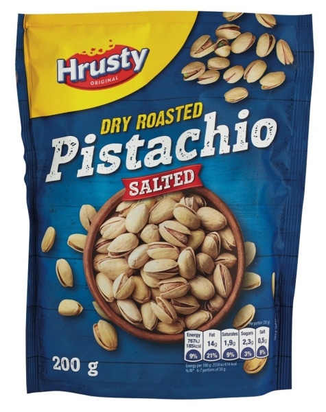 Pistacije Hrusty 200 g - Akcija v trgovini Mercator