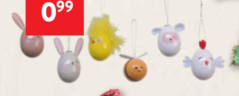 Dekorativno jajce - Akcija v trgovini Spar