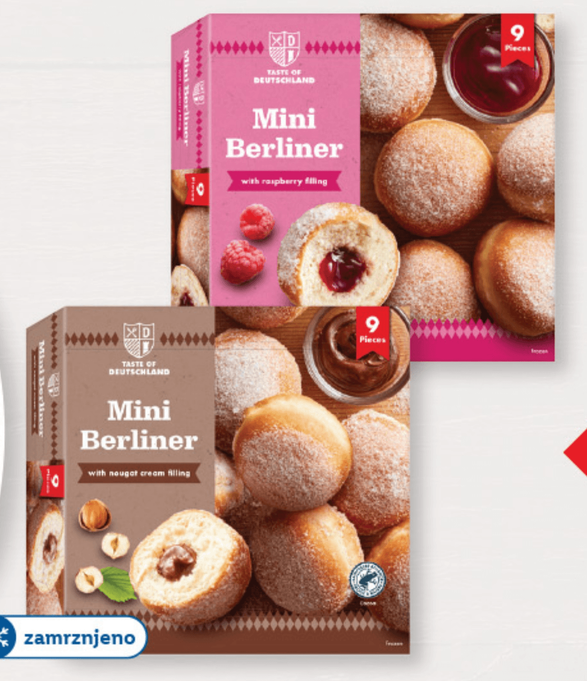 Taste of Deutschland Mini krofi 324 g - Akcija v trgovini Lidl