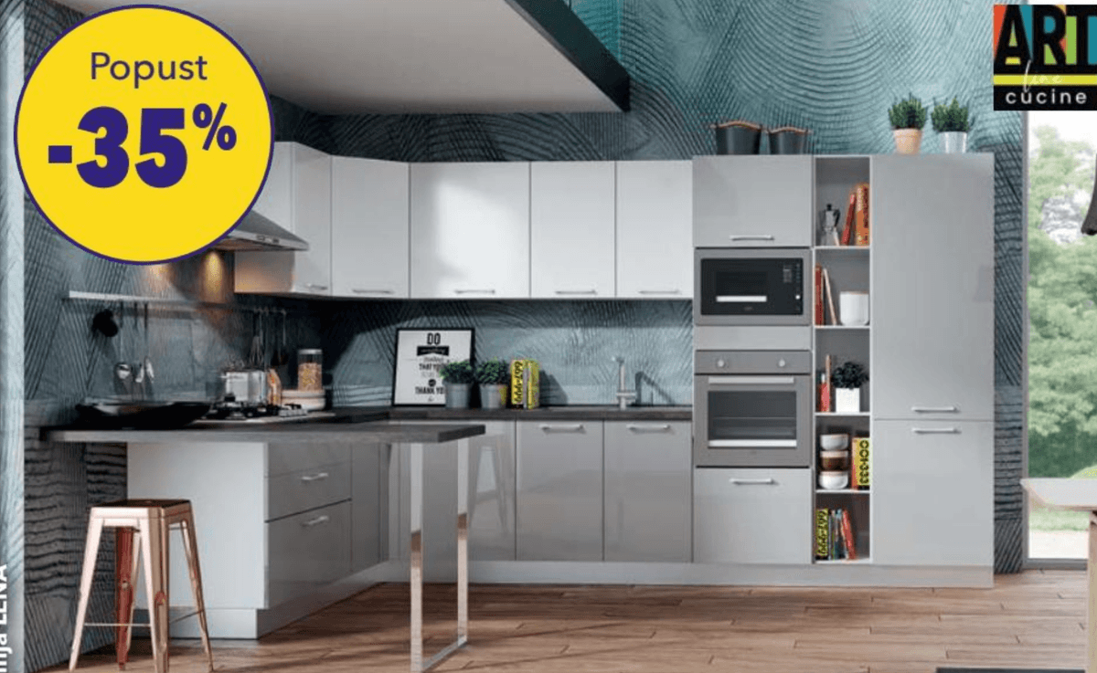 Kuhinja Lena ART Cucine - Akcija v trgovini Harvey Norman