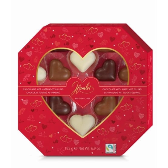 Belgijski pralineji 195 g Belgian Chocolat Hearts - Akcija v trgovini Jager
