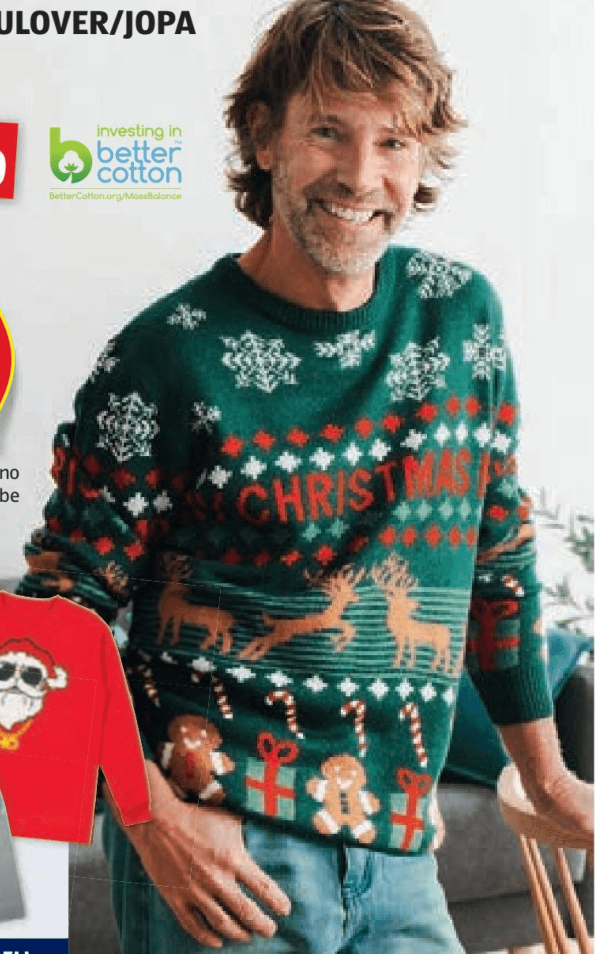 Moški božični pulover/jopa UP 2 FASHION - Akcija v trgovini Hofer