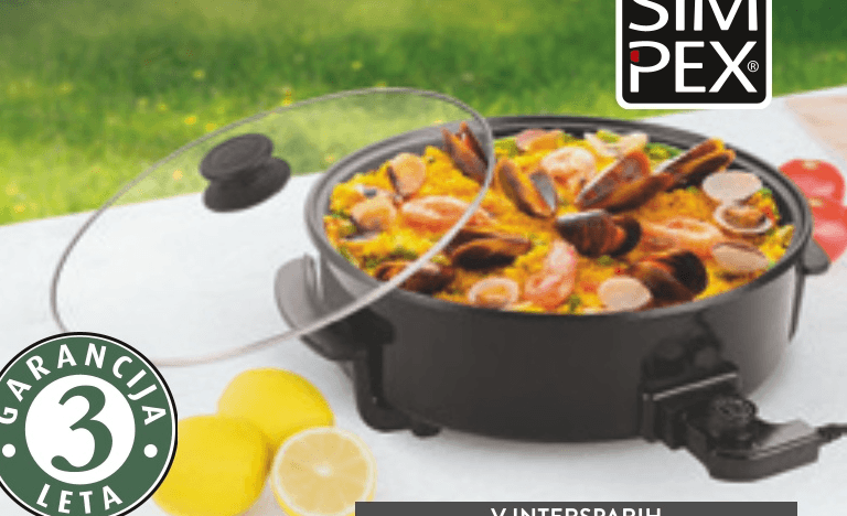 Električna ponev Simpex XXL - Akcija v trgovini Spar
