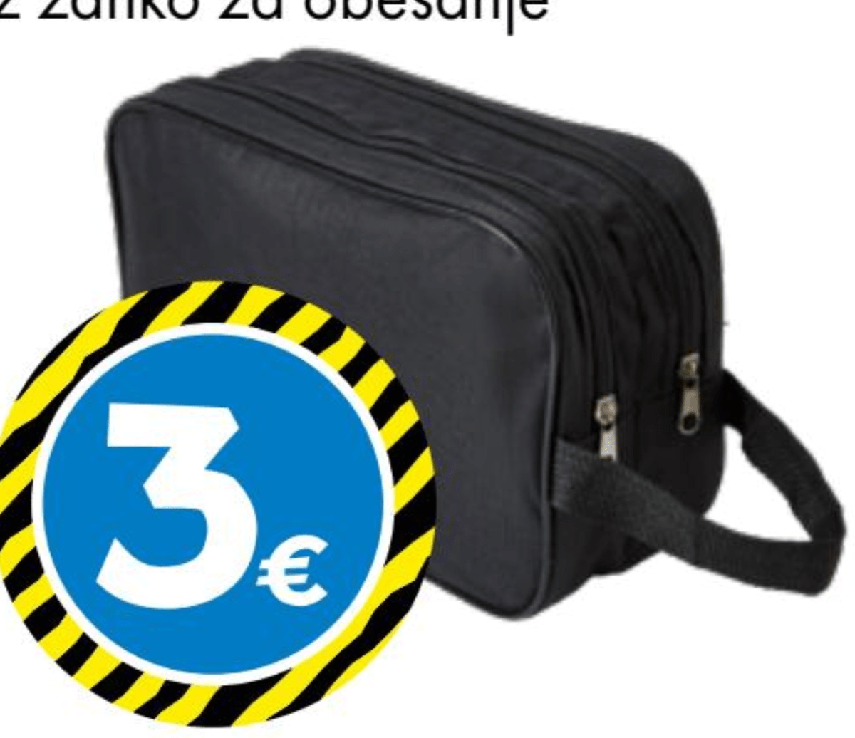 Kozmetična torbica - Akcija v trgovini Tedi