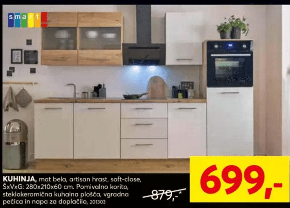 Smart! Kuhinja - Akcija v trgovini Dipo