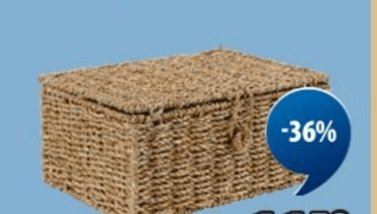 Zaboj LAU - Akcija v trgovini Jysk