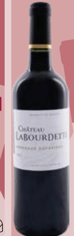 Château Labourdette Bordeaux Supérieur 0,75 l - Akcija v trgovini E.Leclerc