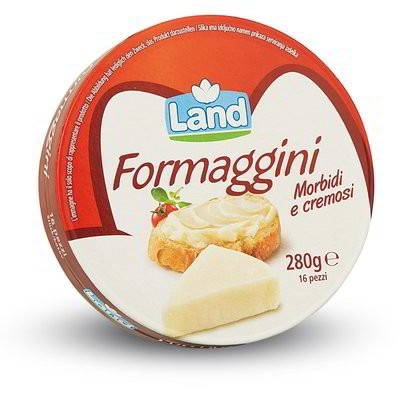 Sirčki 16 kosov, 280 g Land Formaggini - Akcija v trgovini Eurospin