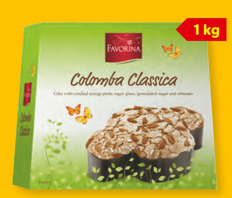 Favorina Velikonočni kolač "Colomba" 1 kg - Akcija v trgovini Lidl