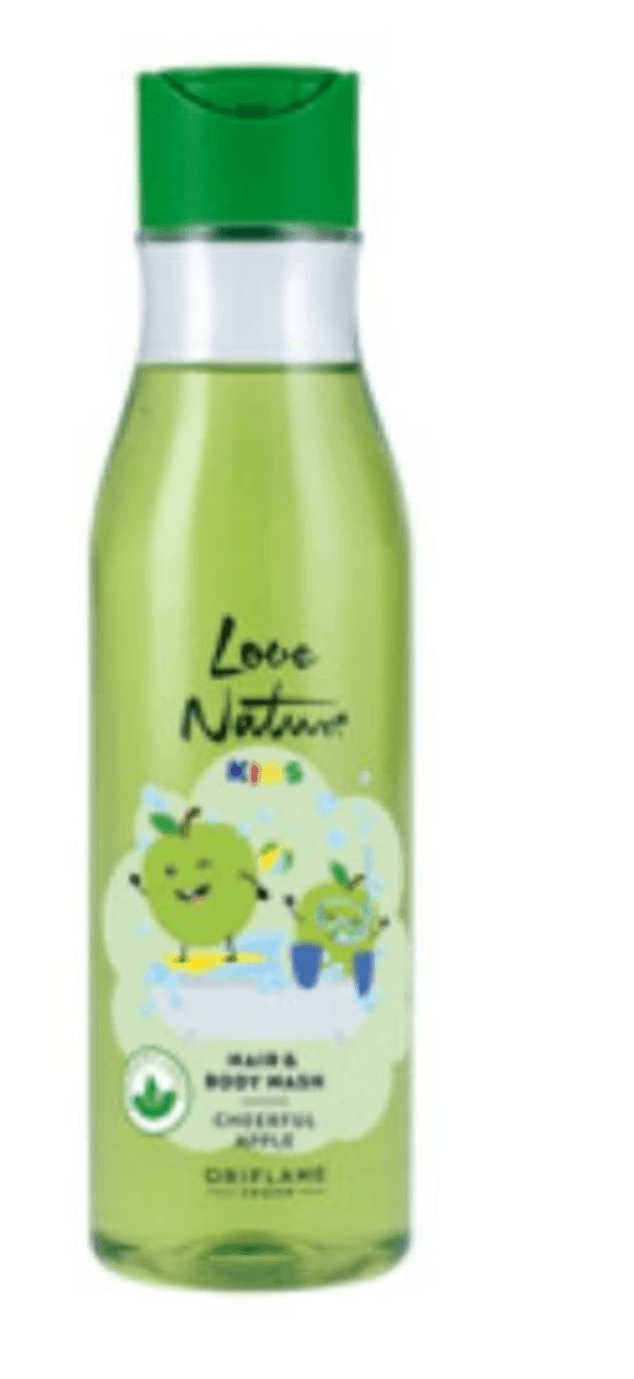Love Nature Cheerful Apple gel za lase in telo 250 ml - Akcija v trgovini Oriflame