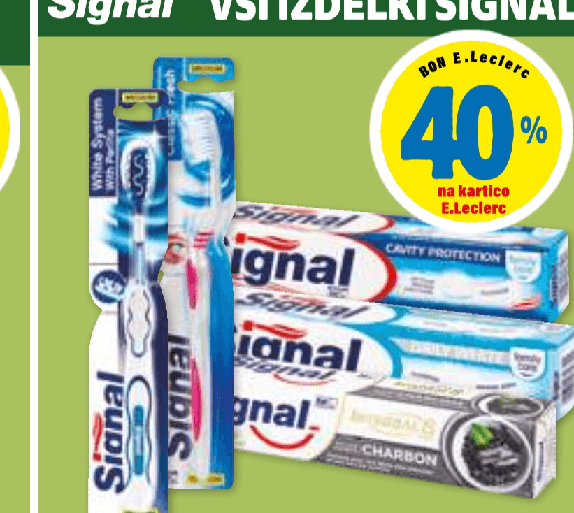 Vsi izdelki Signal - Akcija v trgovini E.Leclerc
