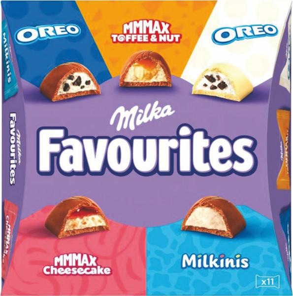 Praline Milka Favourites 95 g, 141 g - Akcija v trgovini Spar