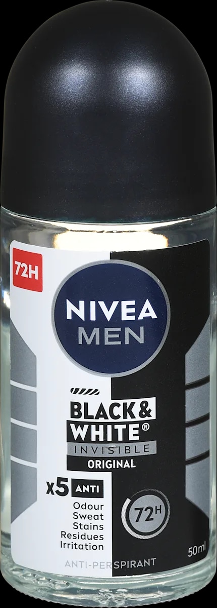Nivea Men Black & White Invisible Roll-on - Akcija v trgovini Mercator