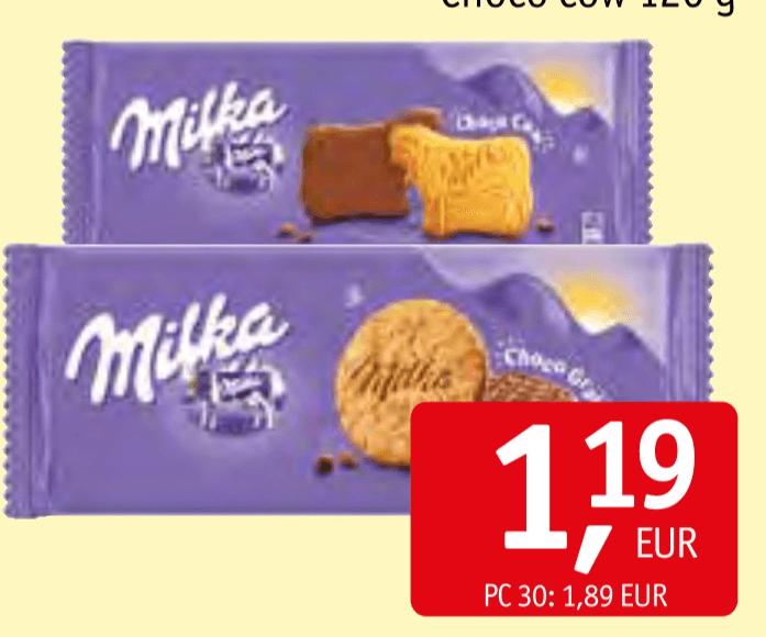 Piškoti Milka 126 g Akcija u trgovini Jager