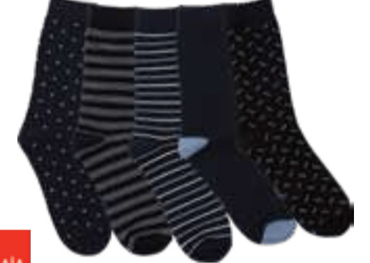 5X Moške nogavice TISSAIA Basics - Akcija v trgovini E.Leclerc