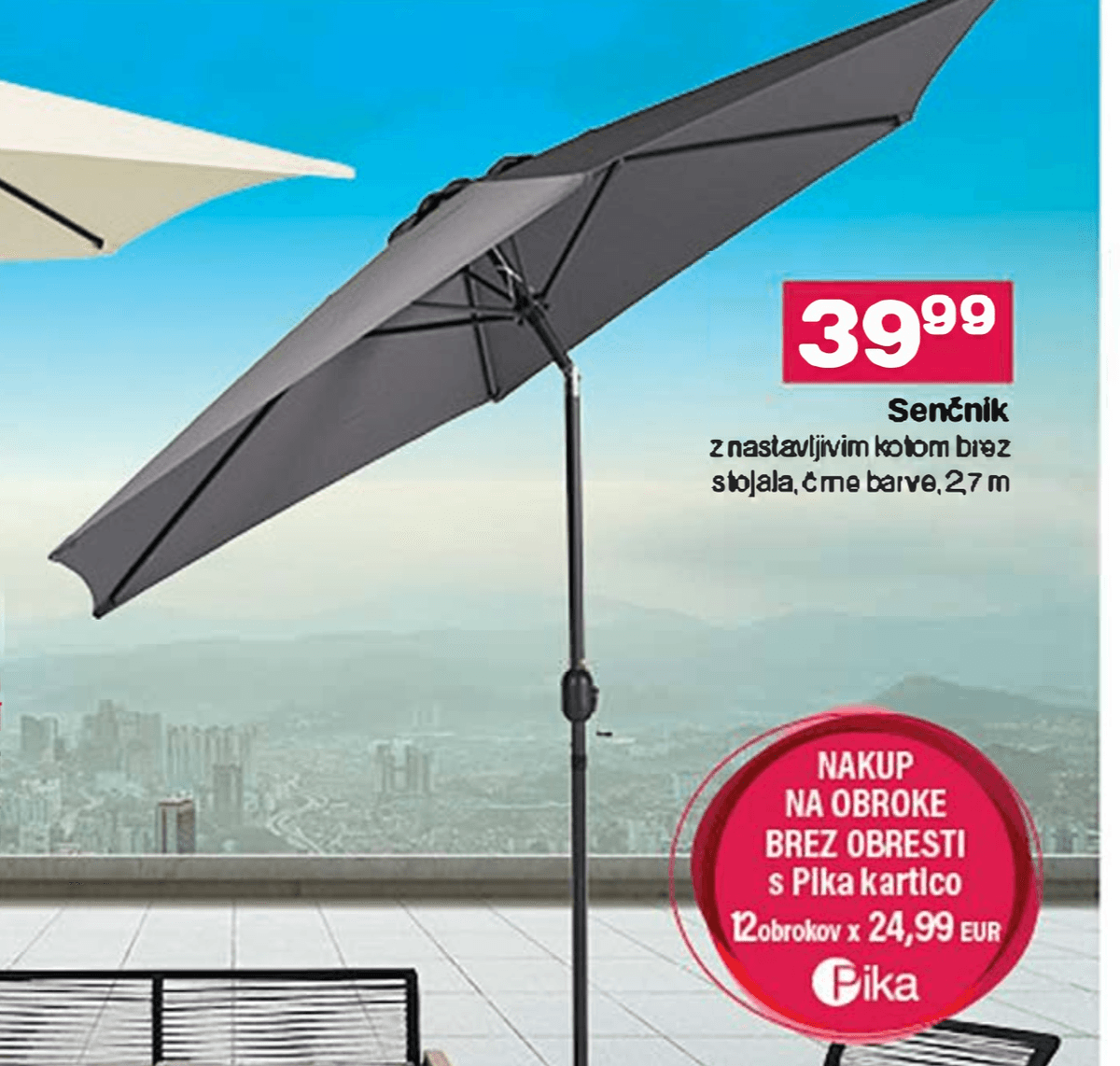 Senčnik - Akcija v trgovini Mercator