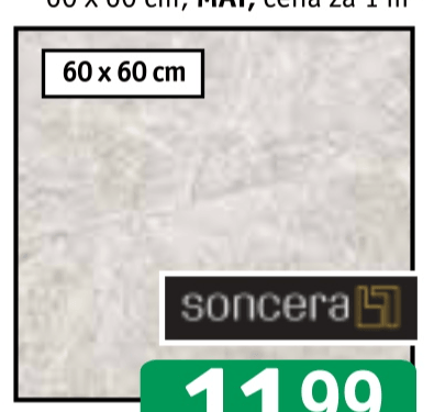 Keramika Soncera Europa Grey 60 x 60 cm - Akcija v trgovini Jager