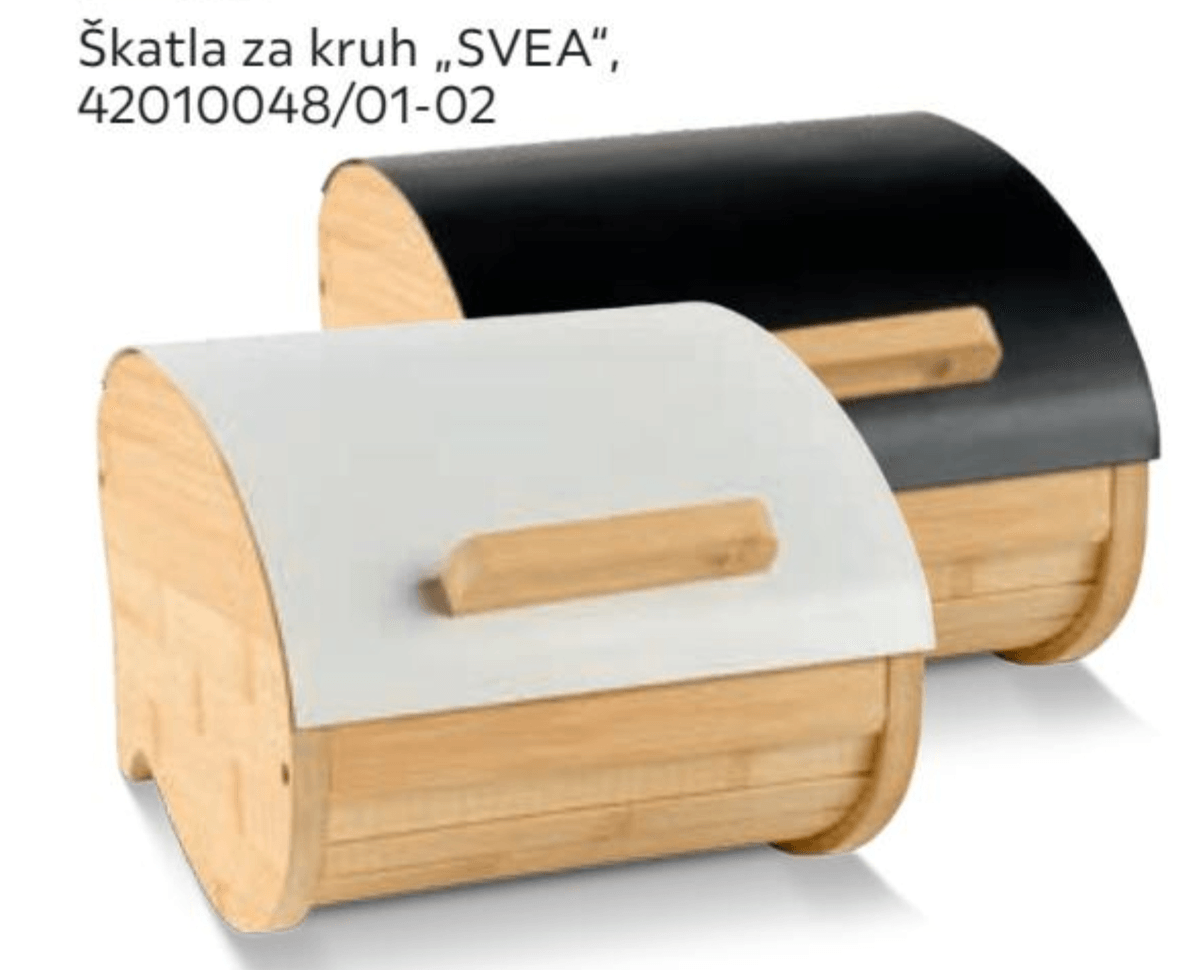 Škatla za kruh "SVEA" - Akcija v trgovini Mömax
