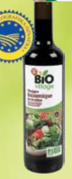 BIO Balzamični kis iz Modene 500 ml Bio village - Akcija v trgovini E.Leclerc