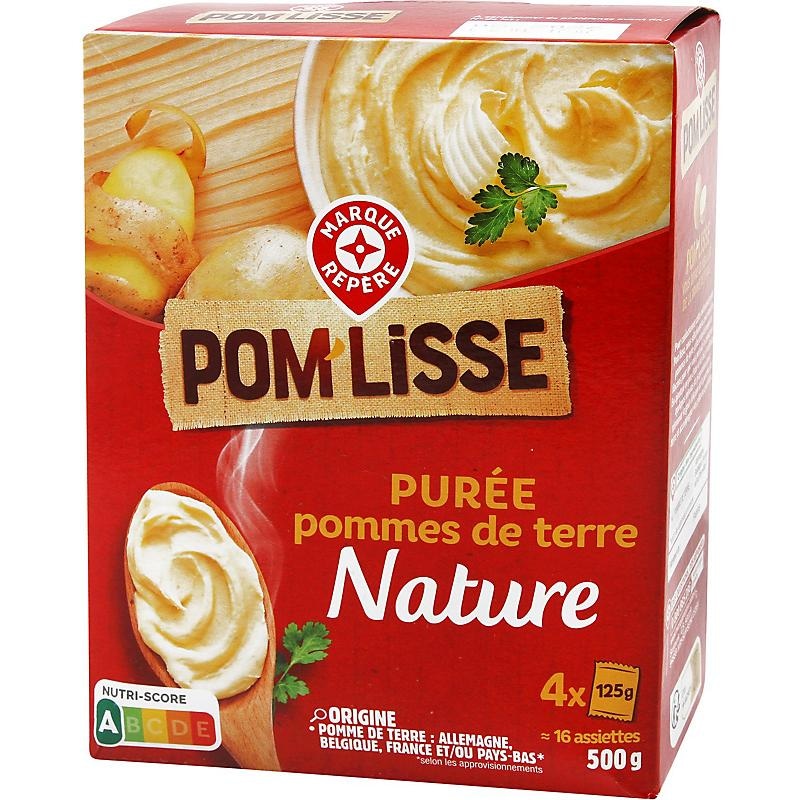 Krompirjev pire Nature Pom'Lisse 4x 125 g - Akcija v trgovini E.Leclerc