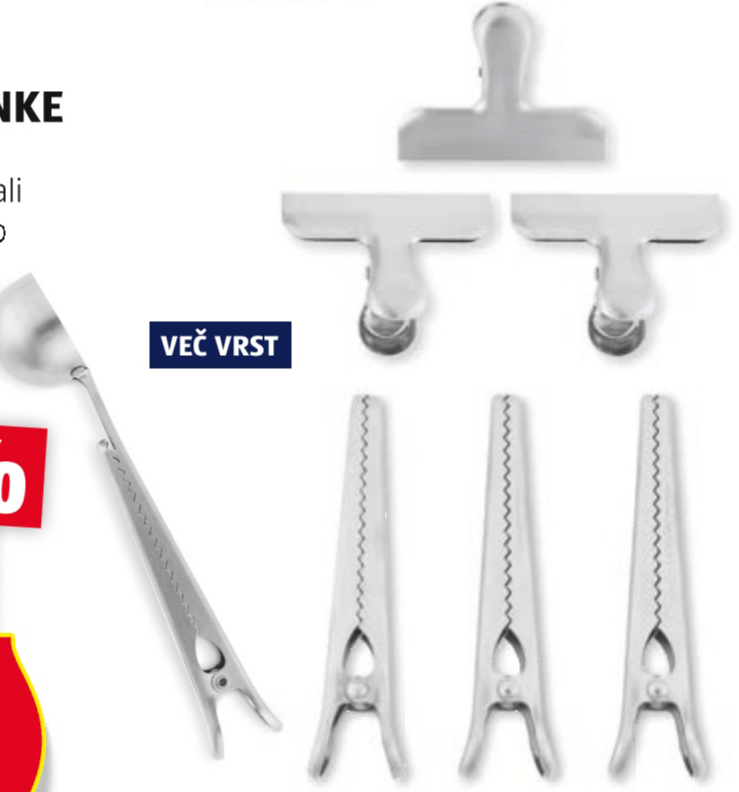 Nerjaveče sponke Home Creation - Akcija v trgovini Hofer