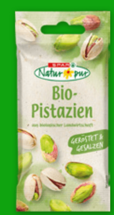 SPAR Natur*pur Bio Pražena Pistacija 25 g - Akcija v trgovini Spar