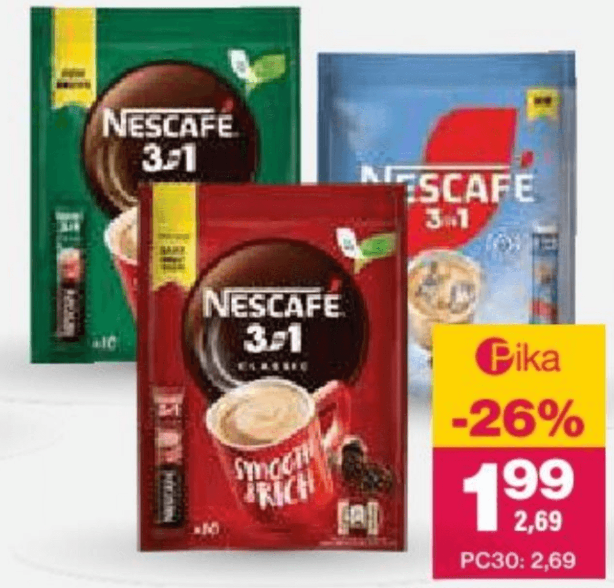 Kava Nescafé - Akcija v trgovini Mercator