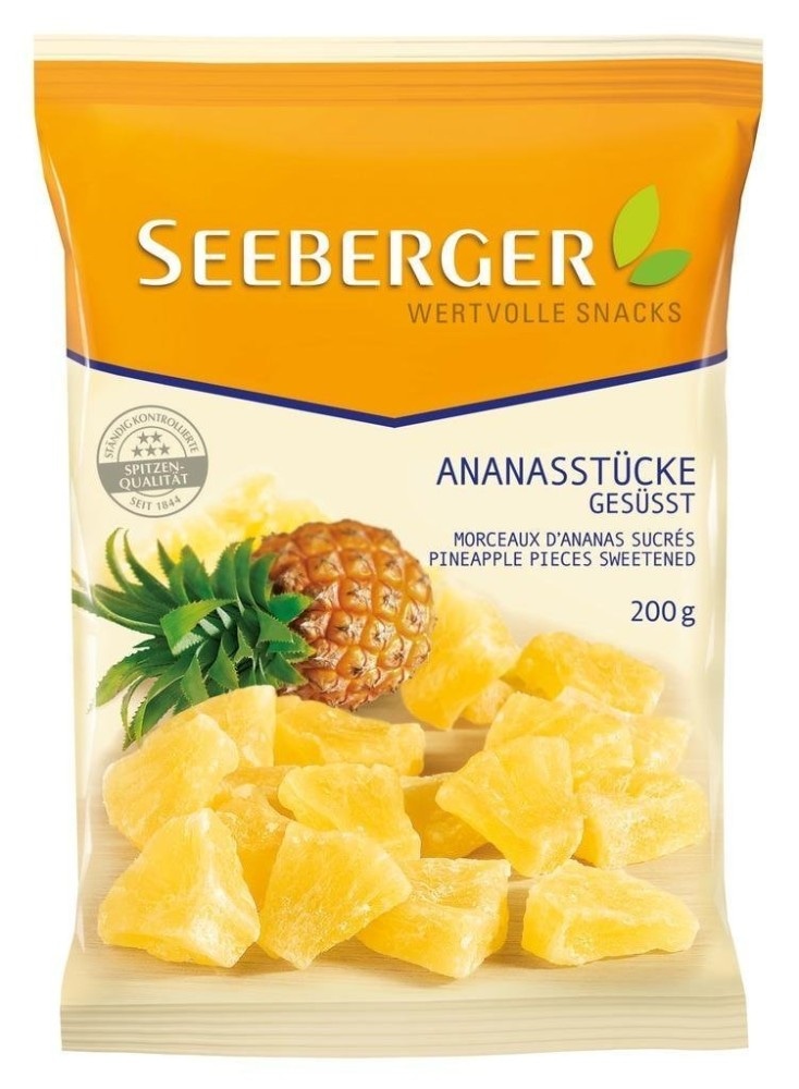 Ananas v koščkih 200 g Seeberger - Akcija v trgovini E.Leclerc