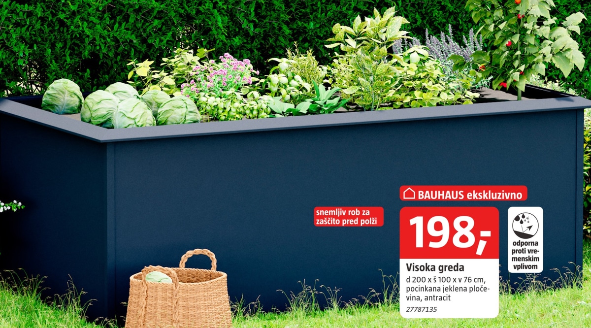 Visoka greda - Akcija v trgovini Bauhaus