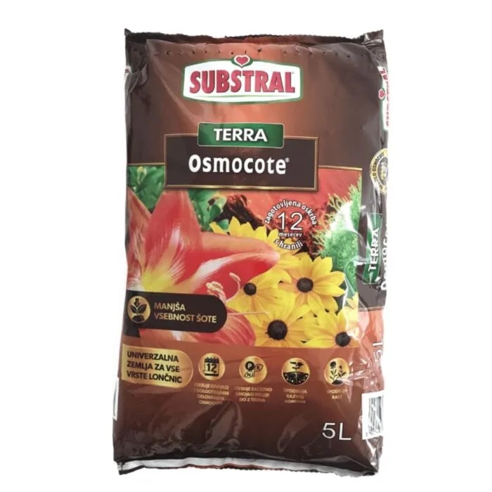 Substral Univerzalna zemlja Terra Osmocote 5L - Akcija v trgovini Mercator