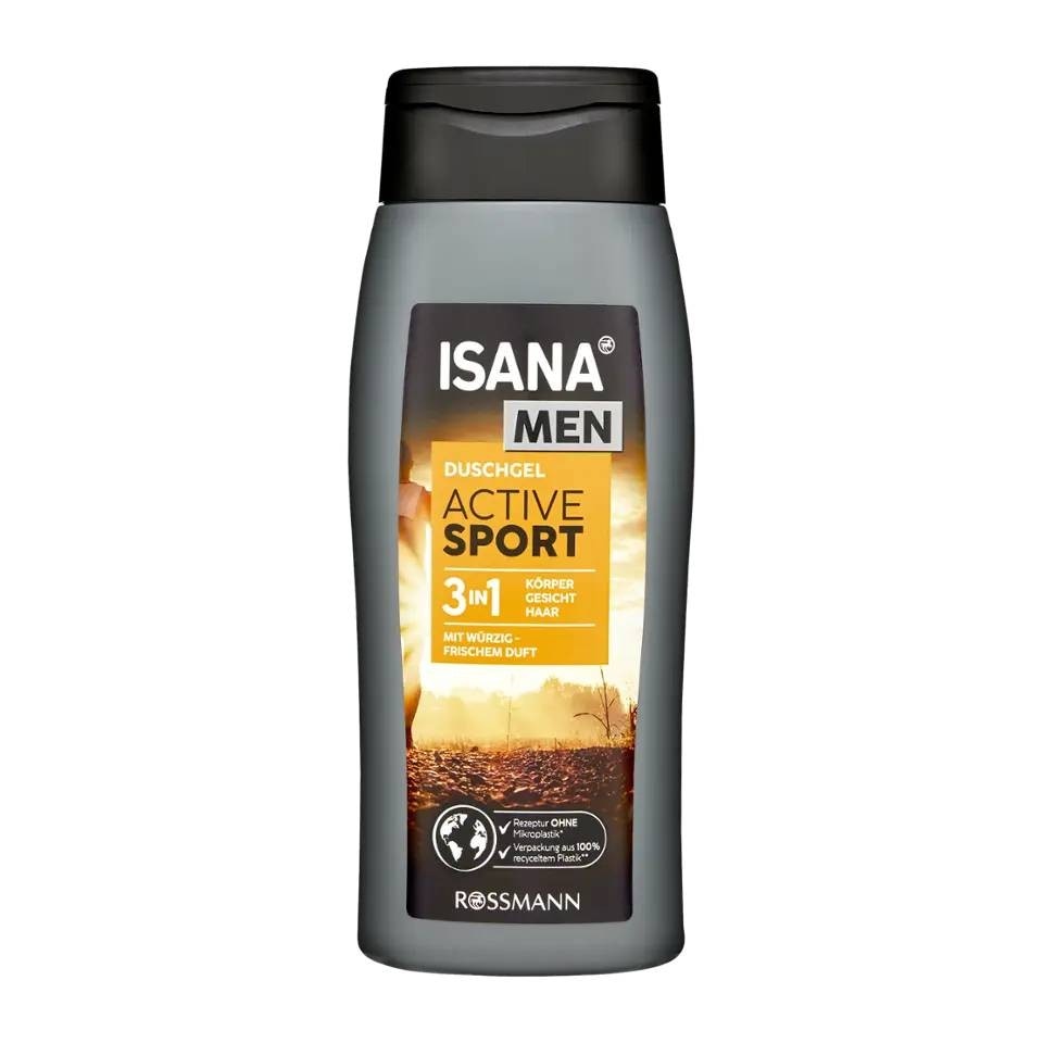 Isana Men gel za prhanje Active Sport 500 ml Akcija v trgovini Spar