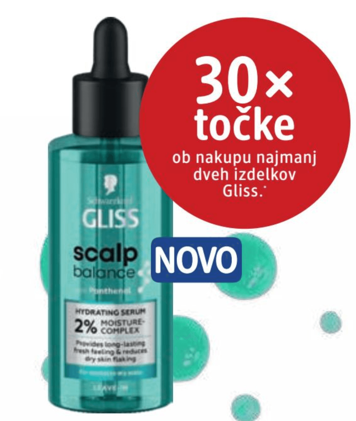 Schwarzkopf Gliss Scalp Balance vlažilni serum 100 ml - Akcija v trgovini Dm
