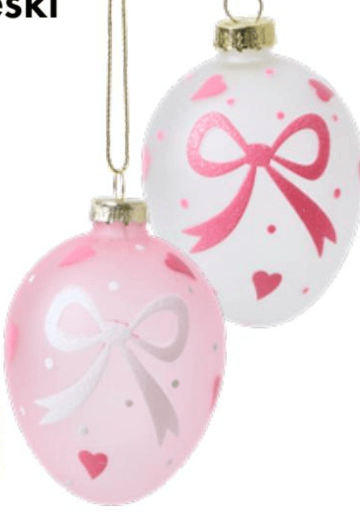 Stekleni obeski - Akcija v trgovini Tedi