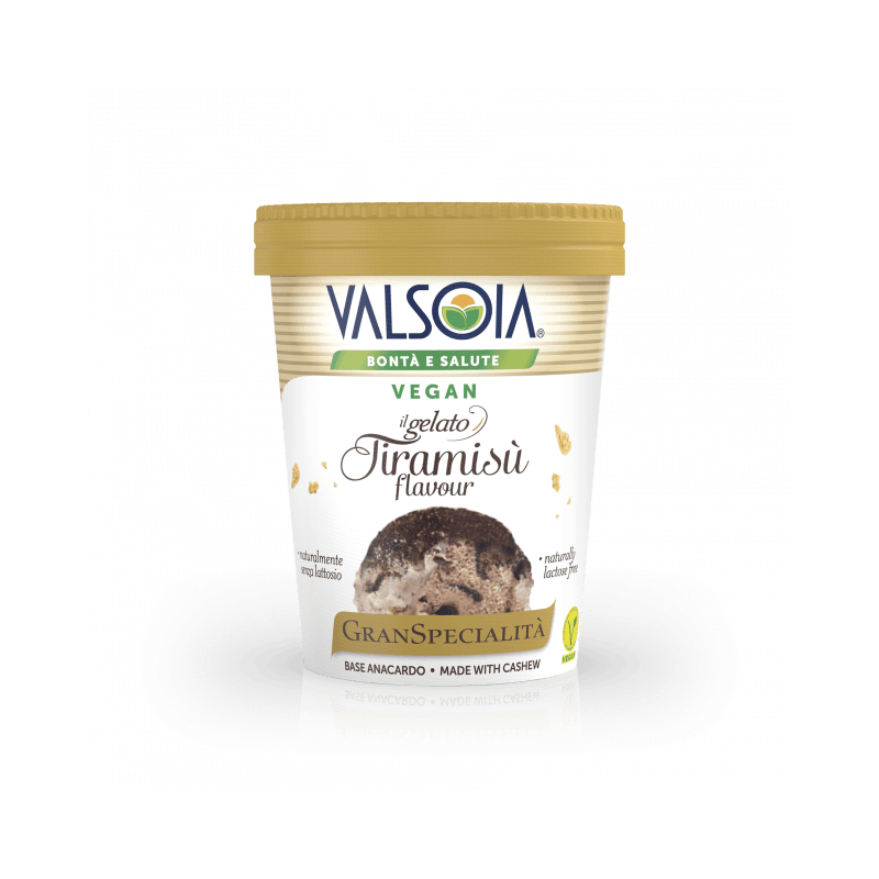 Rastlinski sladoled Valsoia Plant-Based Gelato Tiramisu Flavour 300 g - Akcija v trgovini Spar