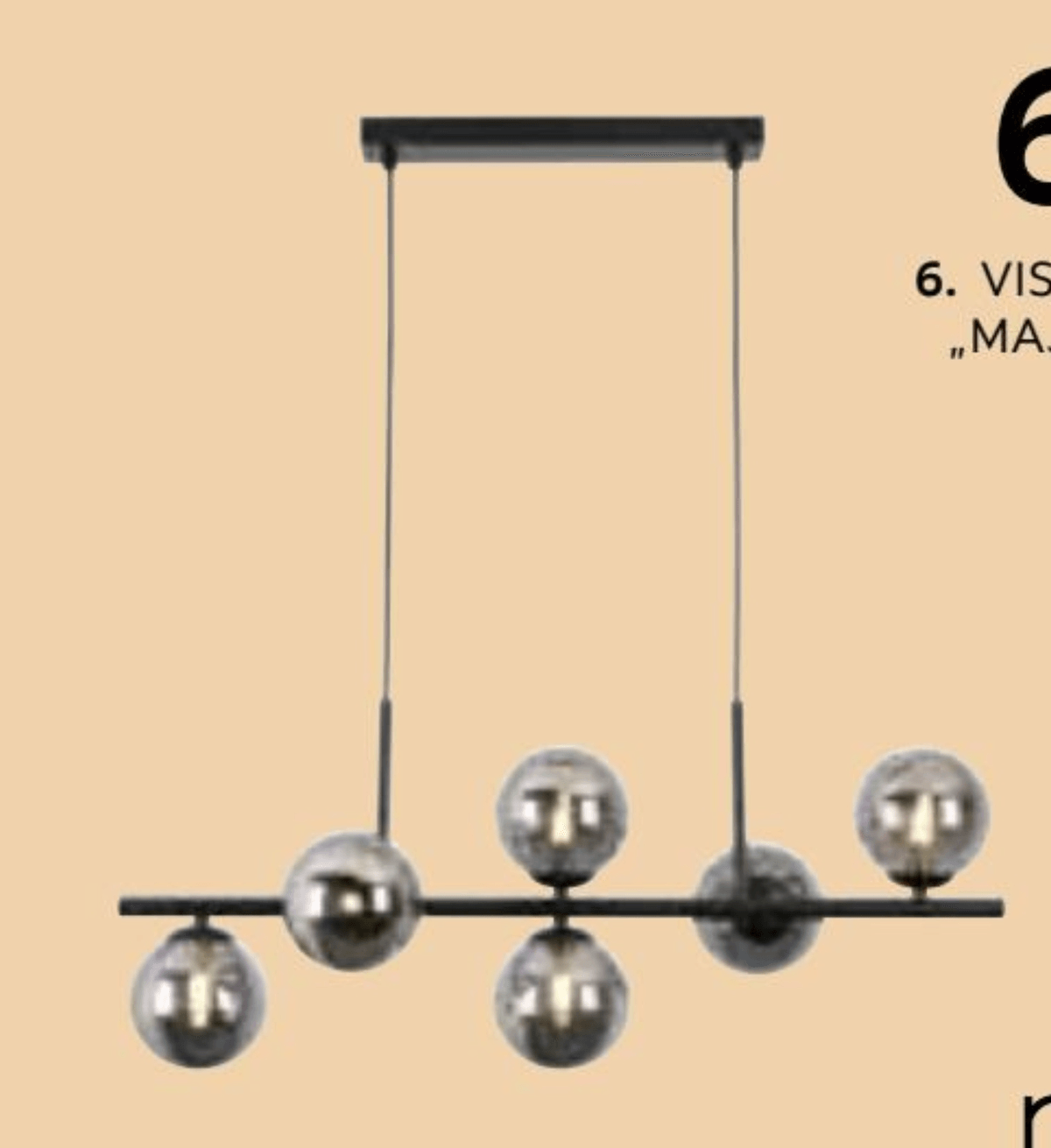 Viseča svetilka „MAJA" - Akcija v trgovini Lesnina