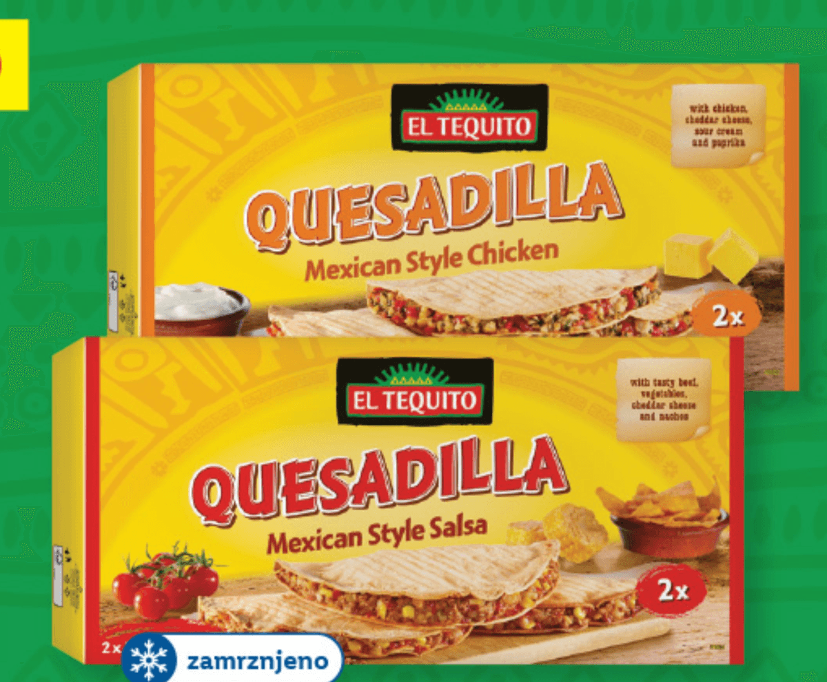 El Tequito „Quesadilla“ 280 g - Akcija v trgovini Lidl