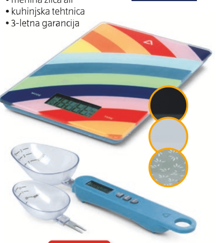 Ambiano Digitalna kuhinjska tehtnica/Merilna žlica - Akcija v trgovini Hofer