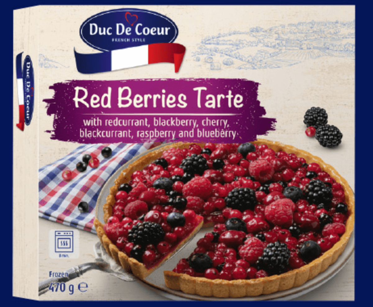 Duc De Coeur Pita z jagodičevjem 470 g - Akcija v trgovini Lidl