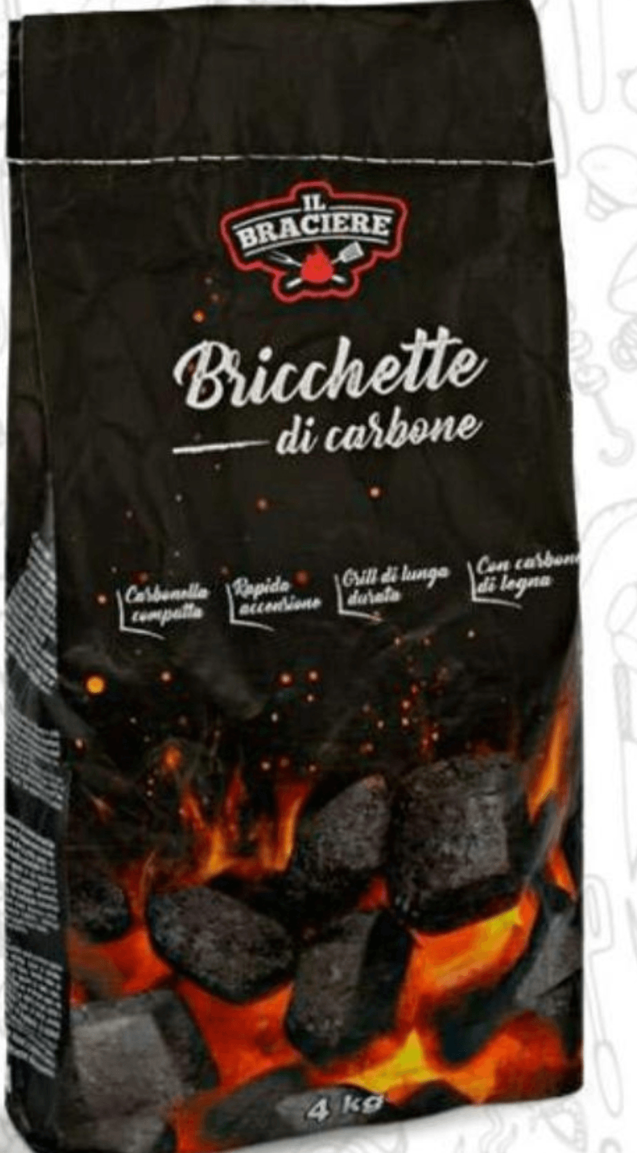 IL BRACIERE Briketi za žar 4 kg - Akcija v trgovini Eurospin